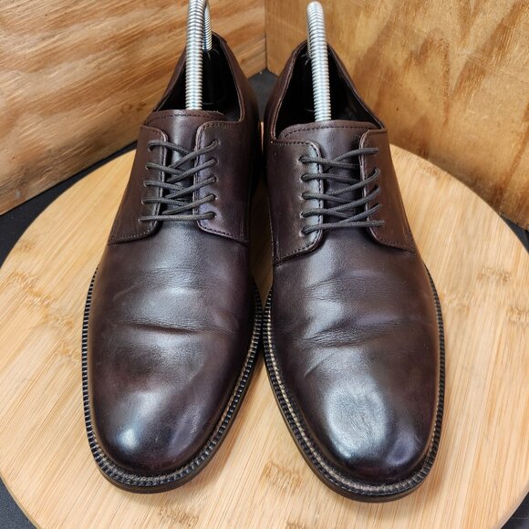 Cole Haan Lenox Hill Mens Dark Brown Leather Oxford Dress Shoes Size 7 main image 6